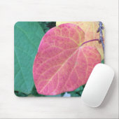 Hartbladeren van Geel Rood Groen - Muismat (Met muis)