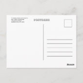 Hartbloeding. Gewonde droevig hart. Duisternis. Briefkaart (Achterkant)