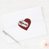 Hartbloeding - sticker (Envelop)