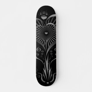 Hartbloem - Zilver Persoonlijk Skateboard
