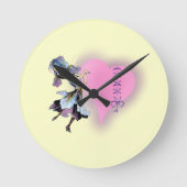   hartbloemenfee - pas deze aan ronde klok (Voorkant)