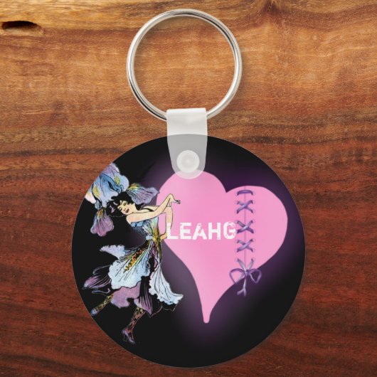   hartbloemenfee - pas deze aan sleutelhanger (Voorkant)