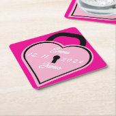 Hartblok Kartonnen Onderzetters (Schuin)