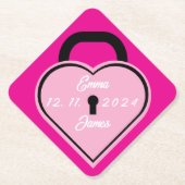 Hartblok Kartonnen Onderzetters (Voorkant)