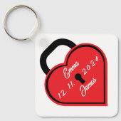 Hartblok Sleutelhanger (Voorkant)