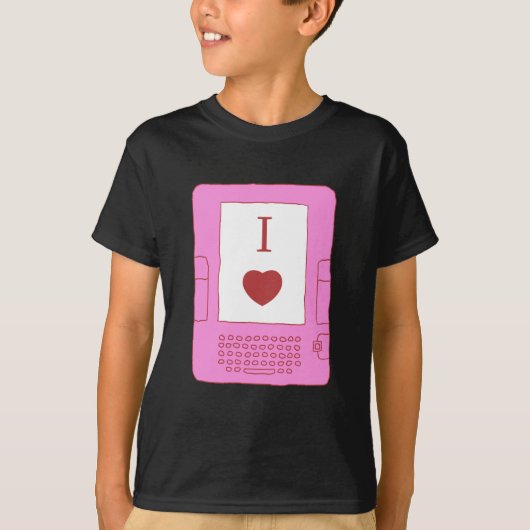 hartboeken (roze) t-shirt (Voorkant)
