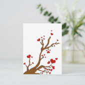 hartboom briefkaart (Staand voorkant)