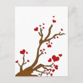 hartboom briefkaart (Voorkant)