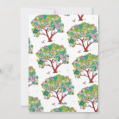 Hartboom Gelukkige Valentijnsdag Wenskaart Feestdagenkaart (Achterkant)