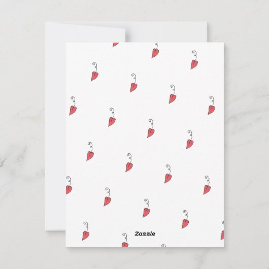 Hartboom met vogels valentijnkaart feestdagenkaart (Achterkant)