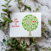 Hartboom Tortelduifjes  bruiloft Kaart