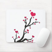 Hartboom zwart muismat (Met muis)