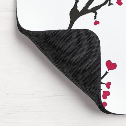 Hartboom zwart muismat (Hoek)