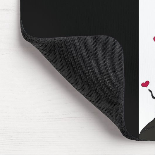 Hartboom zwart muismat (Hoek)