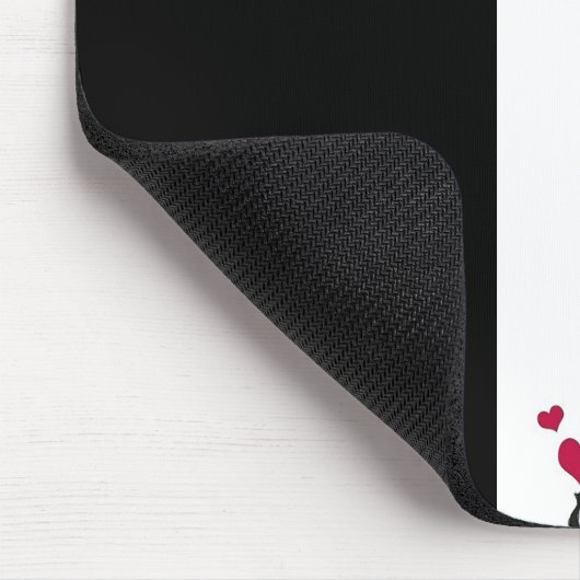 Hartboom zwart muismat (Hoek)