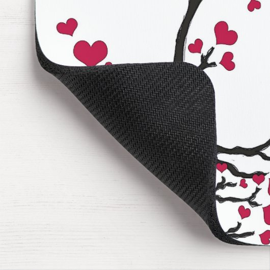 Hartboom zwart muismat (Hoek)