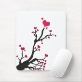 Hartboom zwart muismat (Met muis)