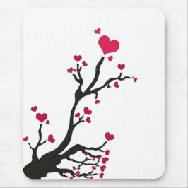 Hartboom zwart muismat