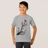 Hartboom zwart t-shirt (Voorkant volledig)
