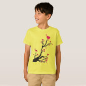 Hartboom zwart t-shirt (Voorkant volledig)