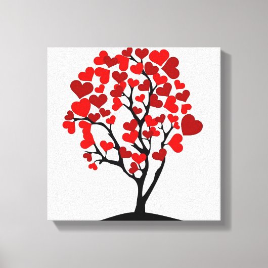 Hartboomcanvas Canvas Afdruk (Voorkant)