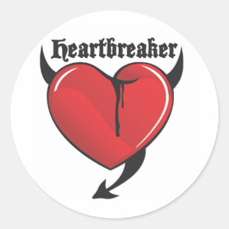 hartbreekster ronde sticker
