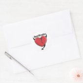 hartbreekster ronde sticker (Envelop)