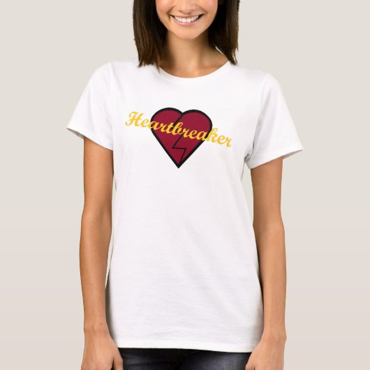 Hartbreekster Vrouwen T-shirt (Voorkant)