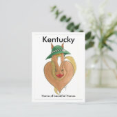 hartbreker, Kentucky, thuis van mooie paarden Briefkaart (Staand voorkant)