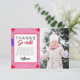 Hartbreker Kids Foto Verjaardagsfeest Bedankt