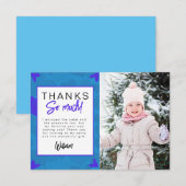 Hartbreker Kids Foto Verjaardagsfeestje Bedankt (Voorkant / Achterkant)