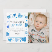 Hartbreker Kids Foto Verjaardagsfeestje Bedankt (Voorkant)