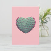 Hartcactus Feestdagenkaart (Staand voorkant)