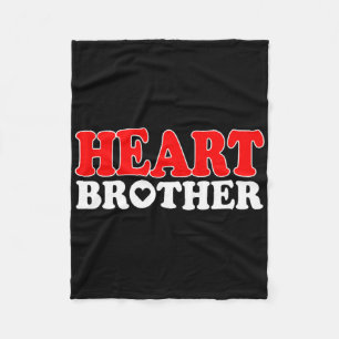 Hartchad-warrior broer, congenitale hartaandoening fleece deken