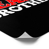 Hartchad-warrior broer, congenitale hartaandoening poster (Hoek)