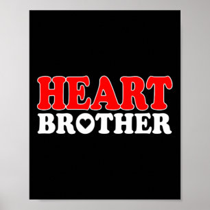 Hartchad-warrior broer, congenitale hartaandoening poster