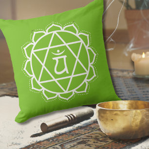 hartchakra   Anahata   Groene meditatie Kussen