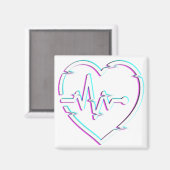 Hartcheck vierkante magneet (Voorkant / Achterkant)