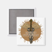 Hartchirurg caduceus magneet (Voorkant / Achterkant)