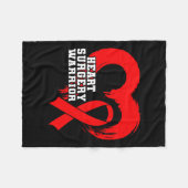 Hartchirurgie BYP Bewustzijn Hartchirurgie Fleece Deken (Voorkant (Horizontaal))