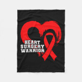 Hartchirurgie BYP Bewustzijn Hartchirurgie Fleece Deken (Voorkant)