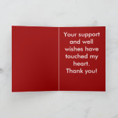 Hartchirurgie dank u kaart (Binnen)