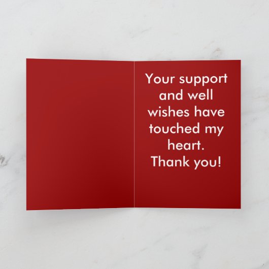 Hartchirurgie dank u kaart (Binnen)