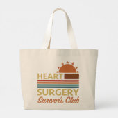 Hartchirurgie herstel Humor Grote Tote Bag (Achterkant)
