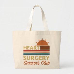 Hartchirurgie herstel Humor Grote Tote Bag