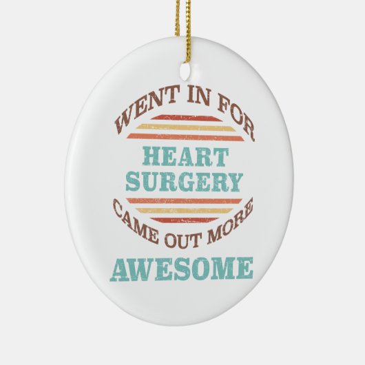 Hartchirurgie herstel Humor Keramisch Ornament (Rechts)