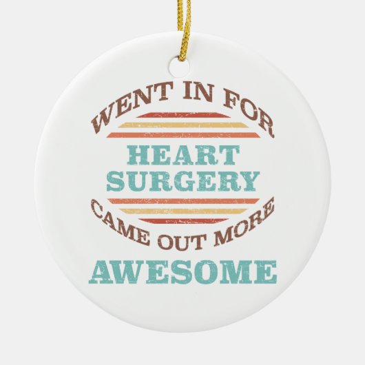 Hartchirurgie herstel Humor Keramisch Ornament (Voorkant)