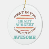 Hartchirurgie herstel Humor Keramisch Ornament (Links)