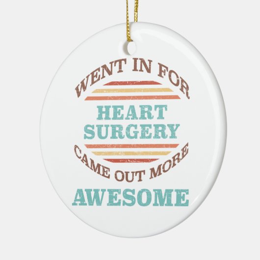 Hartchirurgie herstel Humor Keramisch Ornament (Links)