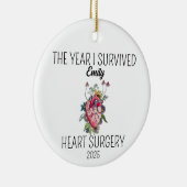 Hartchirurgie Ornament, Hart Warrior Christmas Keramisch Ornament (Rechts)